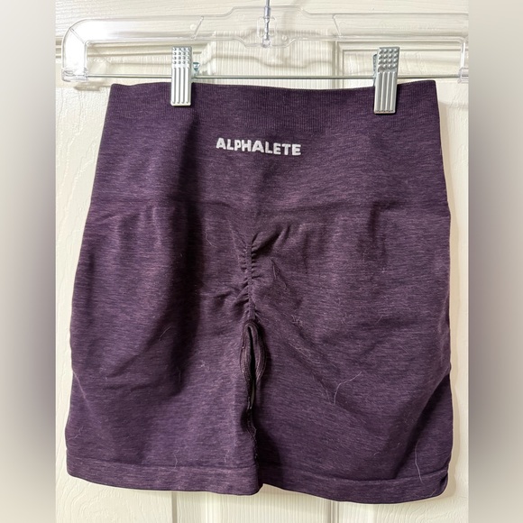 Alphalete Pants - Alphalete Amolify Deep Purple Bike Shorts